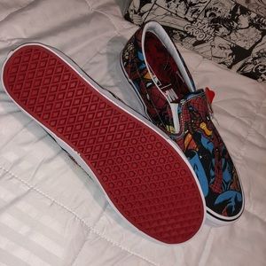Spider-Man Slip On Vans